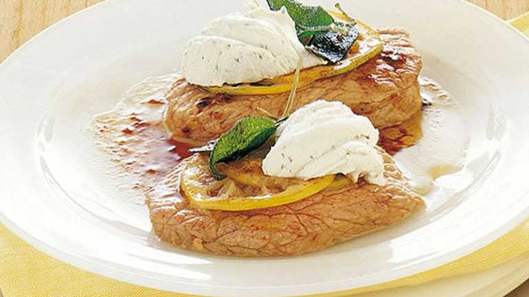 Φιλετάκια με Philadelphia και φασκόμηλο